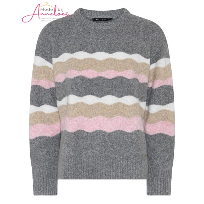 Micha Pullover wave 183155 Grijs 34757 Micha Pullover wave 183155 Grijs 34757